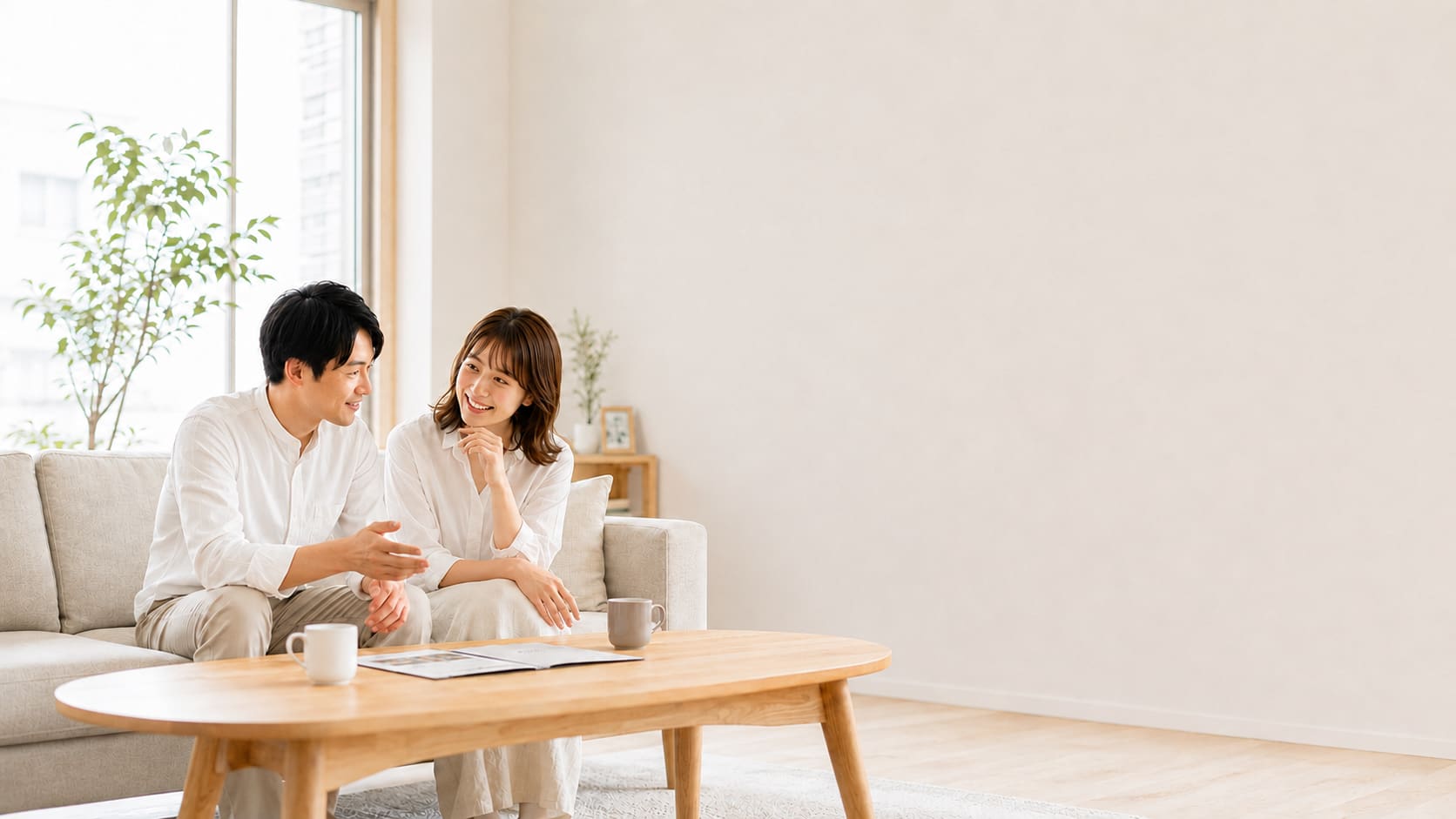 物件探しをイメージできる写真（内見・住まい探しなど）